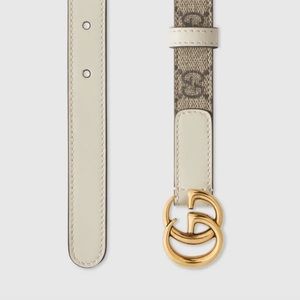 NWT Gucci GG Marmont thin belt size 65 (XS)